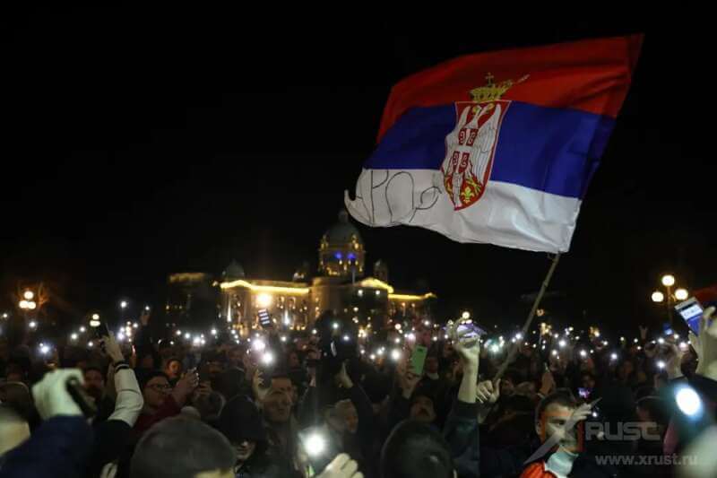 Сербия раскачивается послевыборными протестами